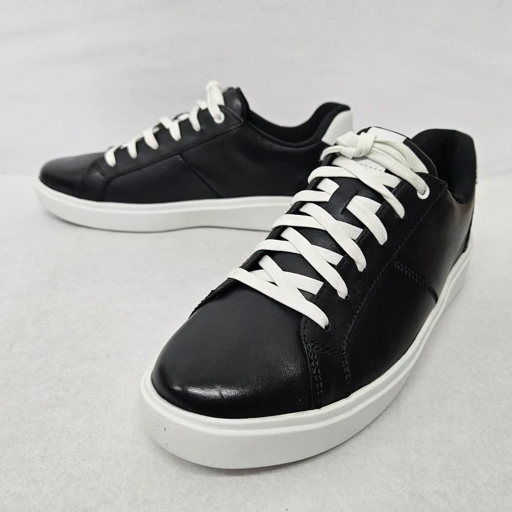 Cole Haan Grand Crosscourt Coaster Sneakers W32150 Black‎ White Women's Size 9